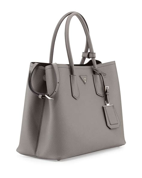 grey prada double bag|prada wine bag.